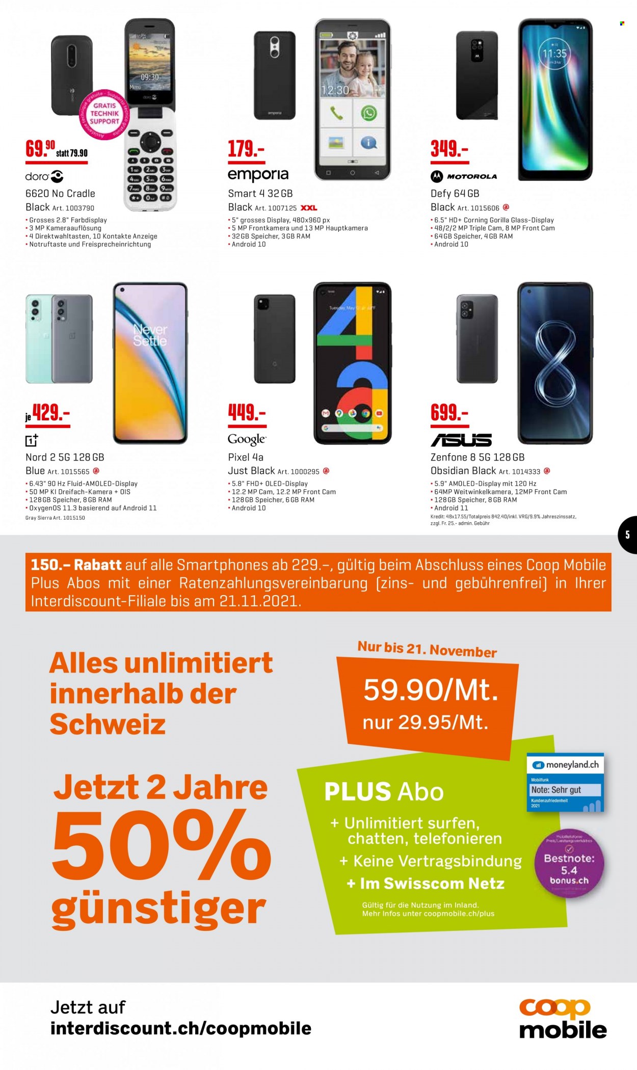 Prospekt Interdiscount - 25.10.2021 - 7.11.2021. Seite 5