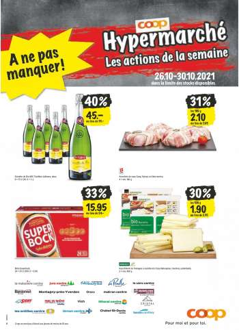 Prospekte Coop - 26.10.2021 - 30.10.2021.