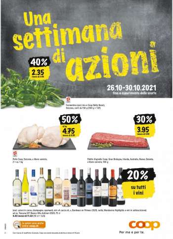 Volantino Coop - 26.10.2021 - 30.10.2021.