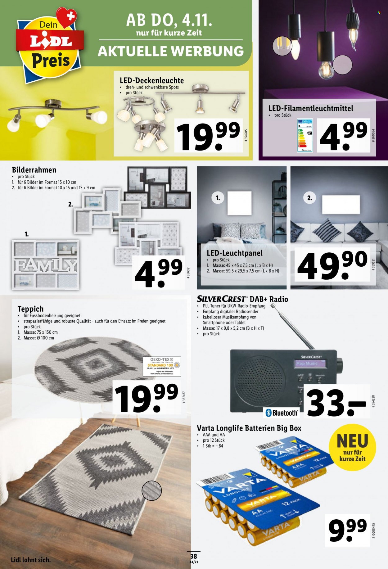 Catalogue Lidl - 4.11.2021 - 10.11.2021. Page 38