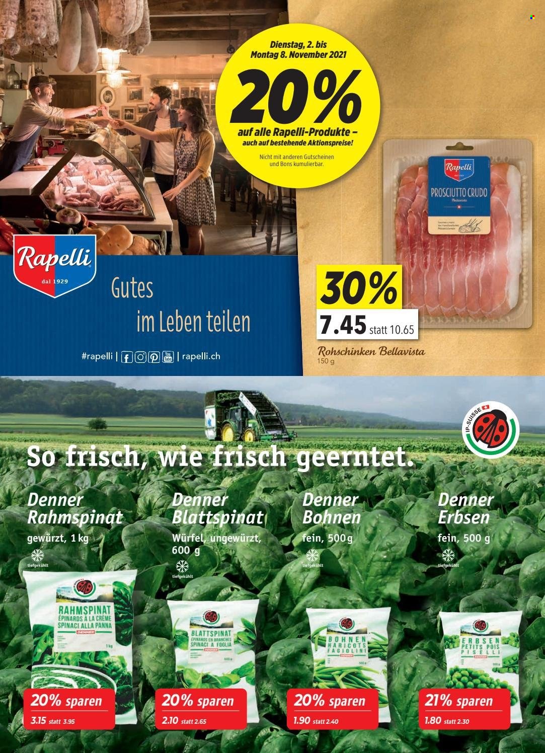 Prospekt Denner - 2.11.2021 - 8.11.2021. Seite 4