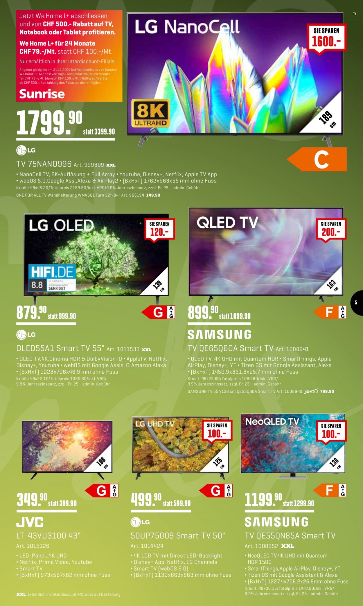 Prospekt Interdiscount - 1.11.2021 - 7.11.2021. Seite 5