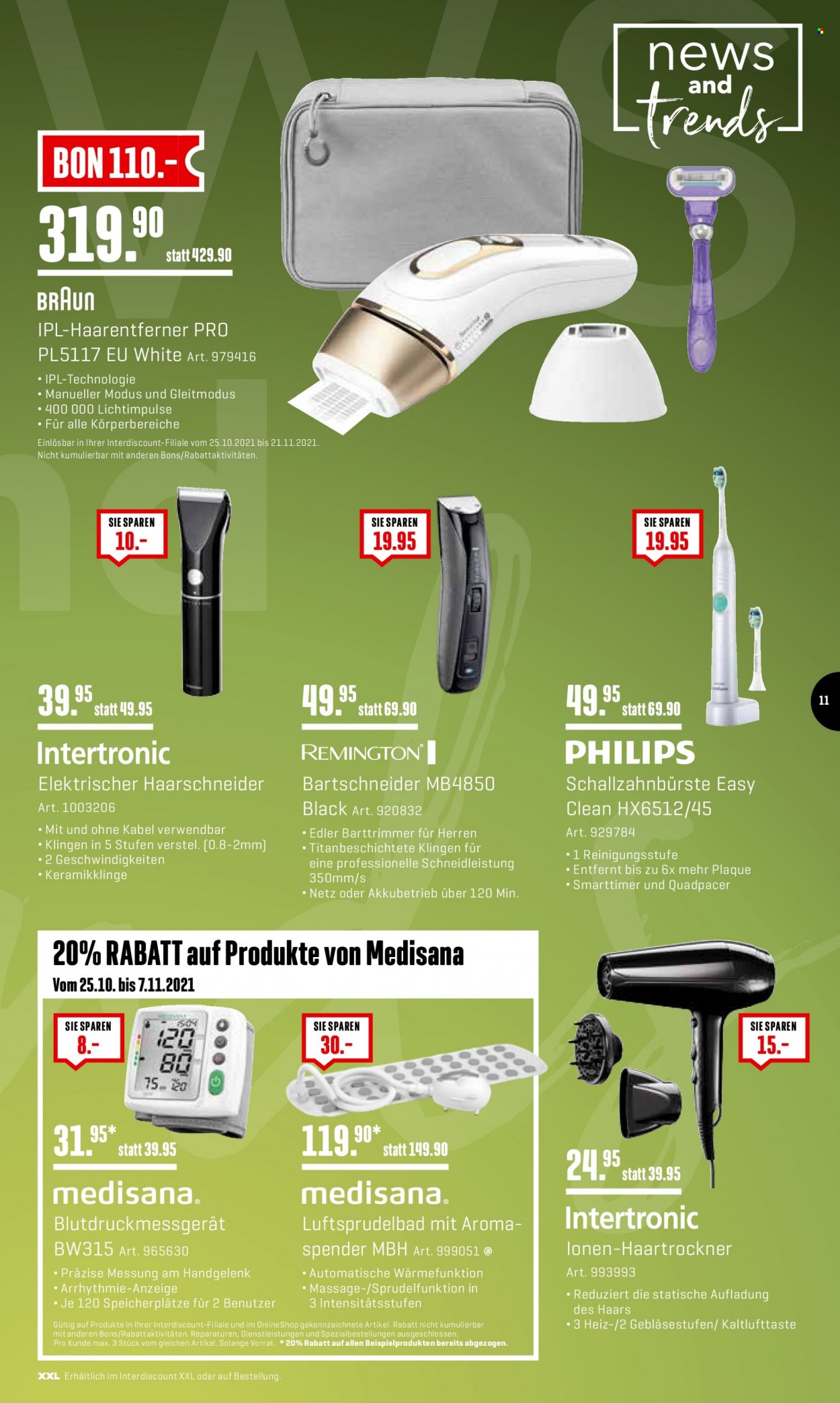 Prospekt Interdiscount - 1.11.2021 - 7.11.2021. Seite 11