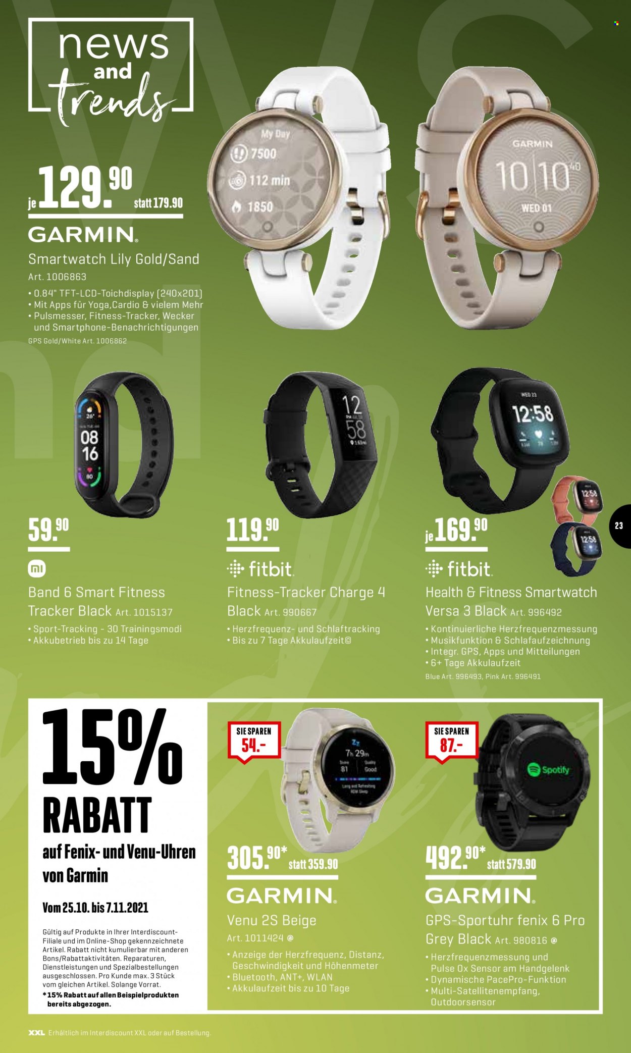 Prospekt Interdiscount - 1.11.2021 - 7.11.2021. Seite 23