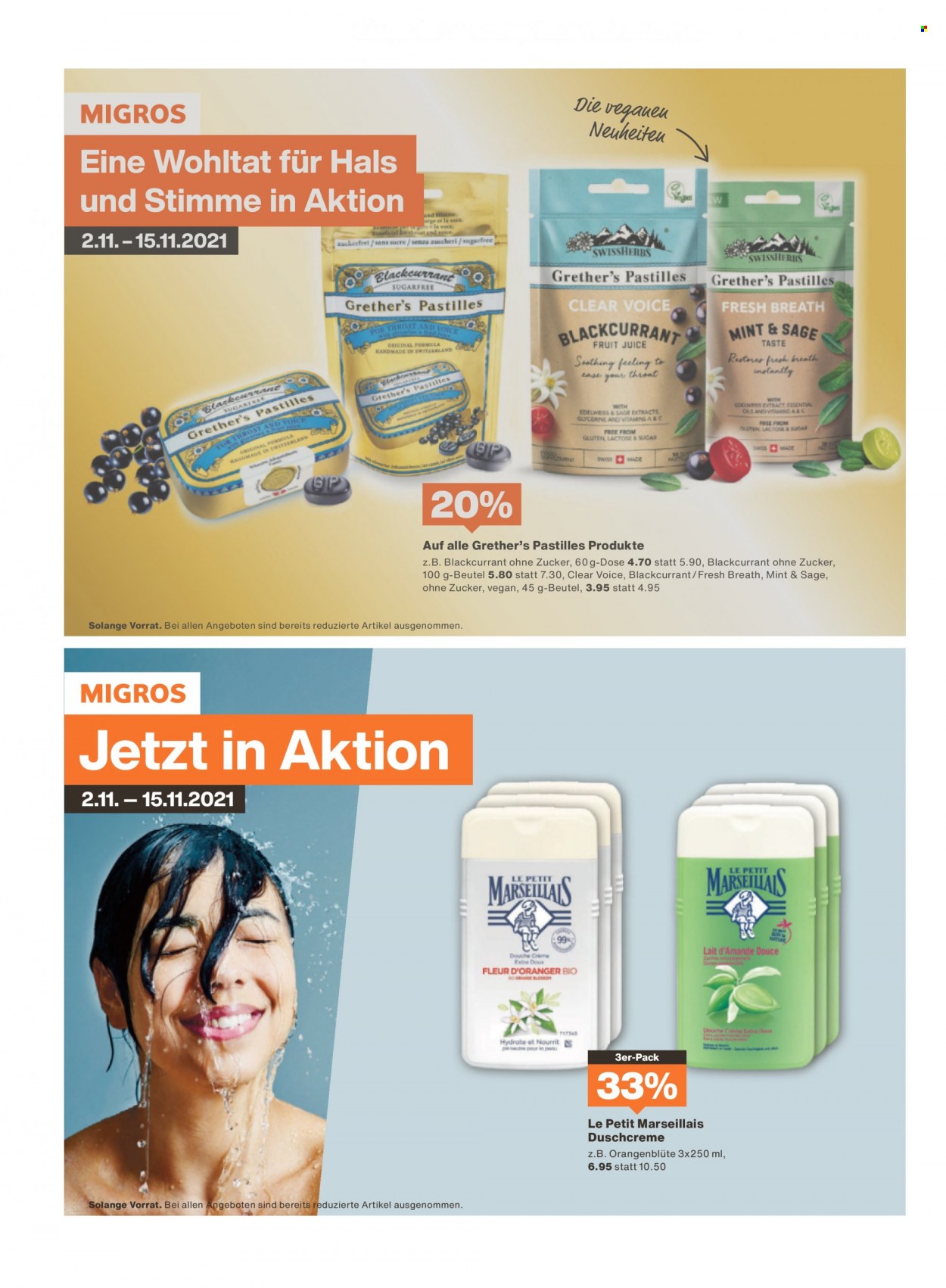 Prospekt Migros - 2.11.2021 - 8.11.2021. Seite 34