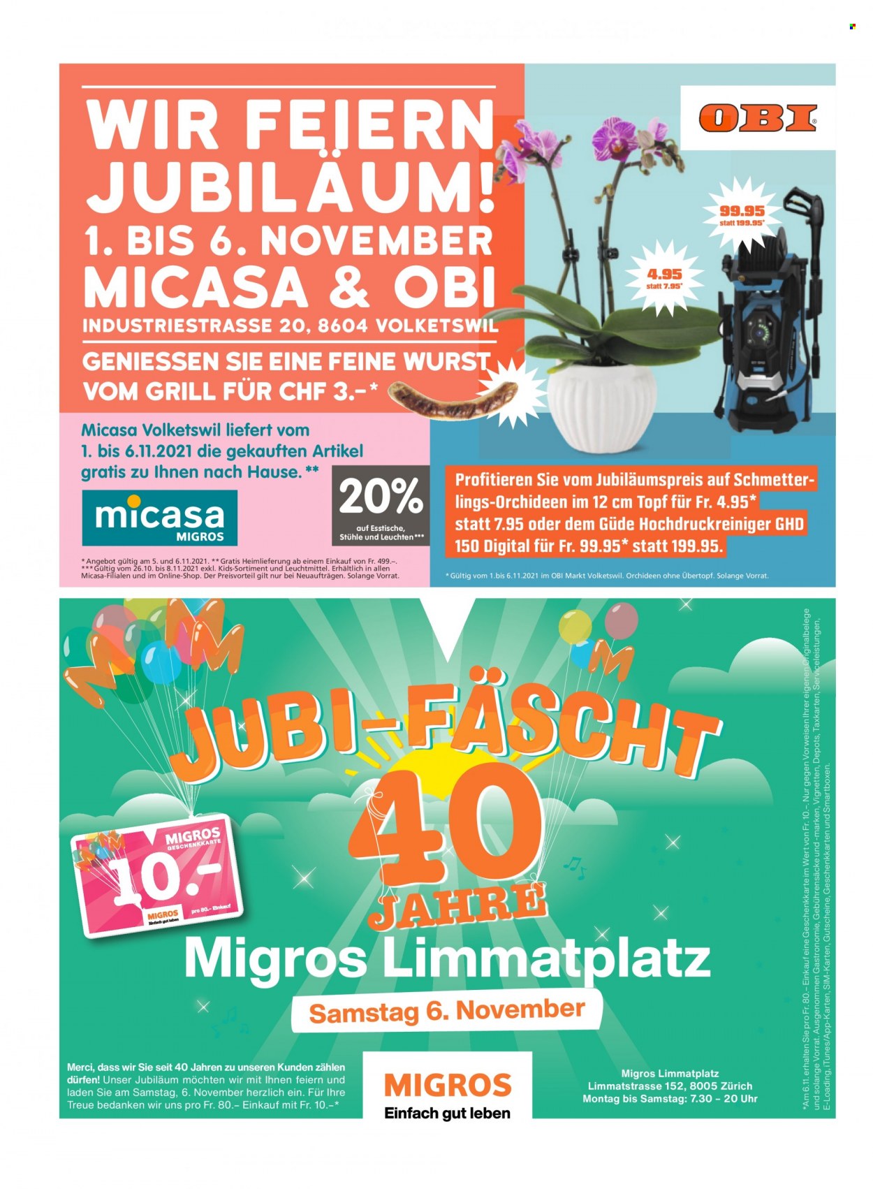 Prospekt Migros - 2.11.2021 - 8.11.2021. Seite 68