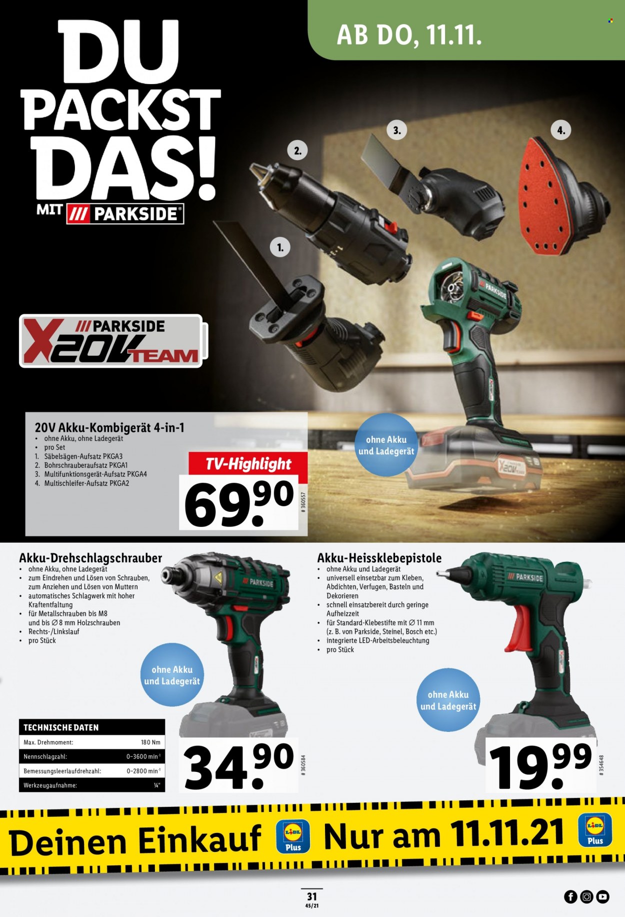 Volantino Lidl - 11.11.2021 - 17.11.2021. Pagina 31