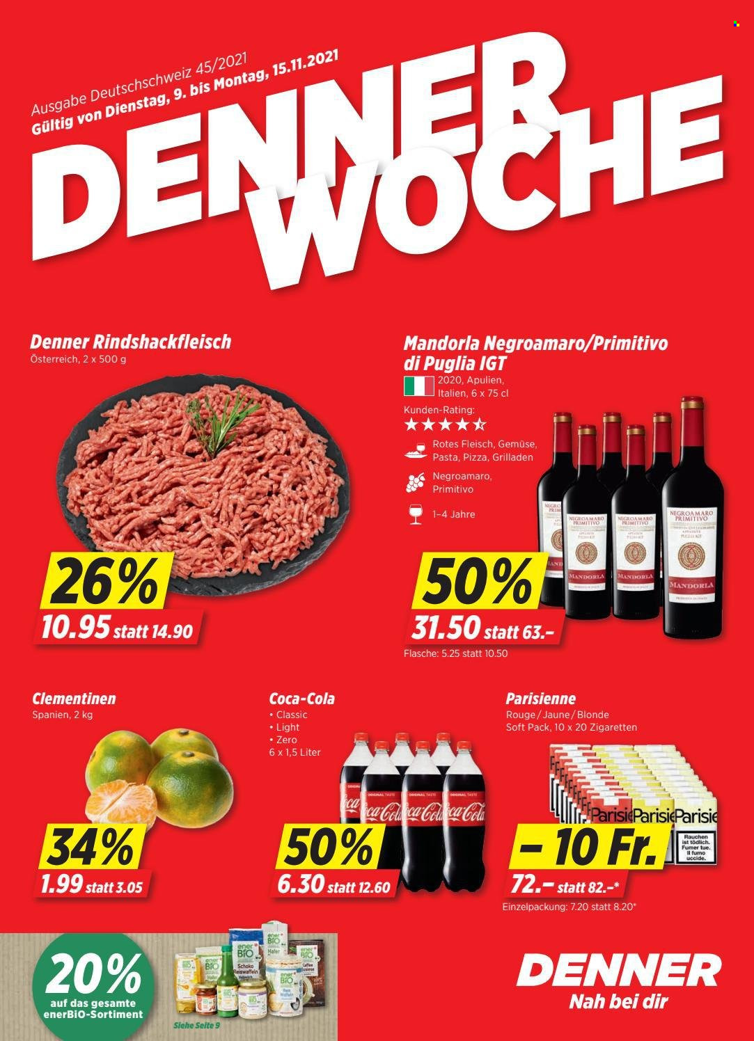 Volantino Denner - 9.11.2021 - 15.11.2021. Pagina 1