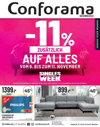 Volantino Conforama - 9.11.2021 - 21.11.2021.