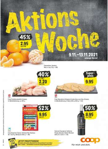 Prospekte Coop - 9.11.2021 - 13.11.2021.