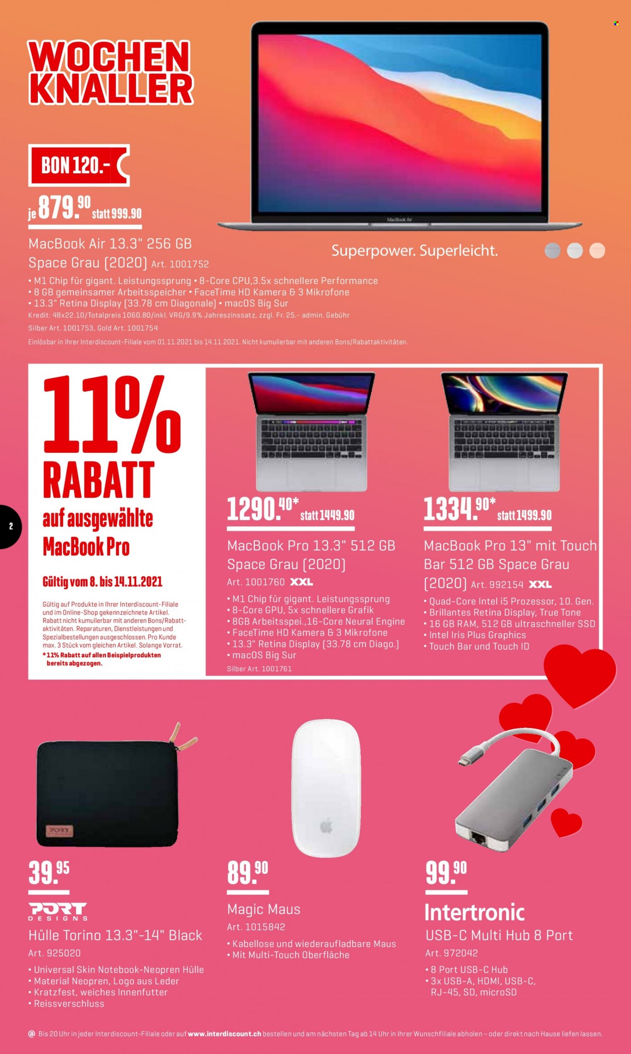 Prospekt Interdiscount - 8.11.2021 - 14.11.2021. Seite 2