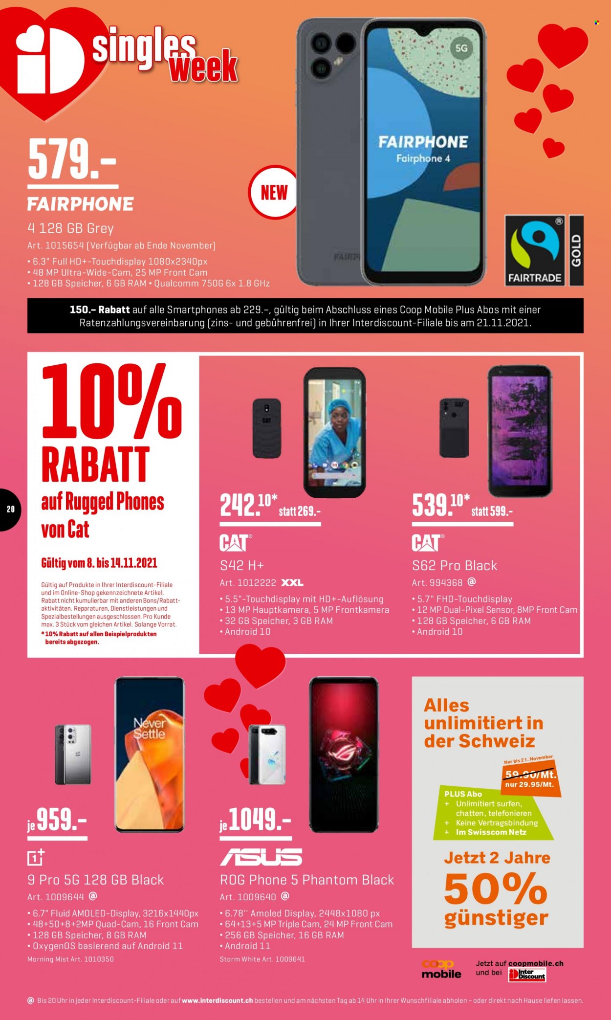 Prospekt Interdiscount - 8.11.2021 - 14.11.2021. Seite 20