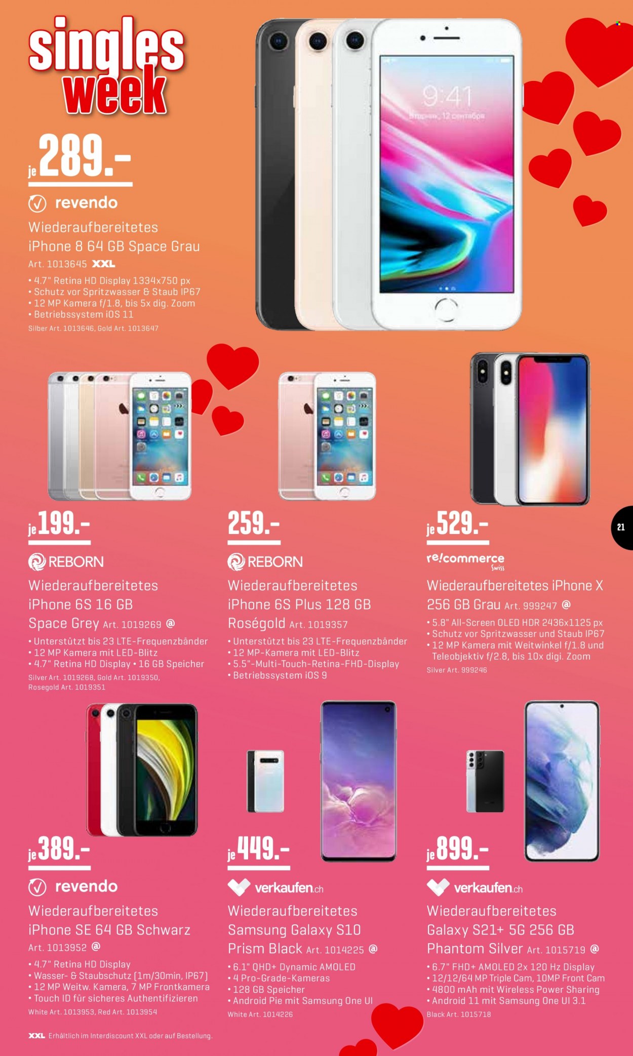 Prospekt Interdiscount - 8.11.2021 - 14.11.2021. Seite 21