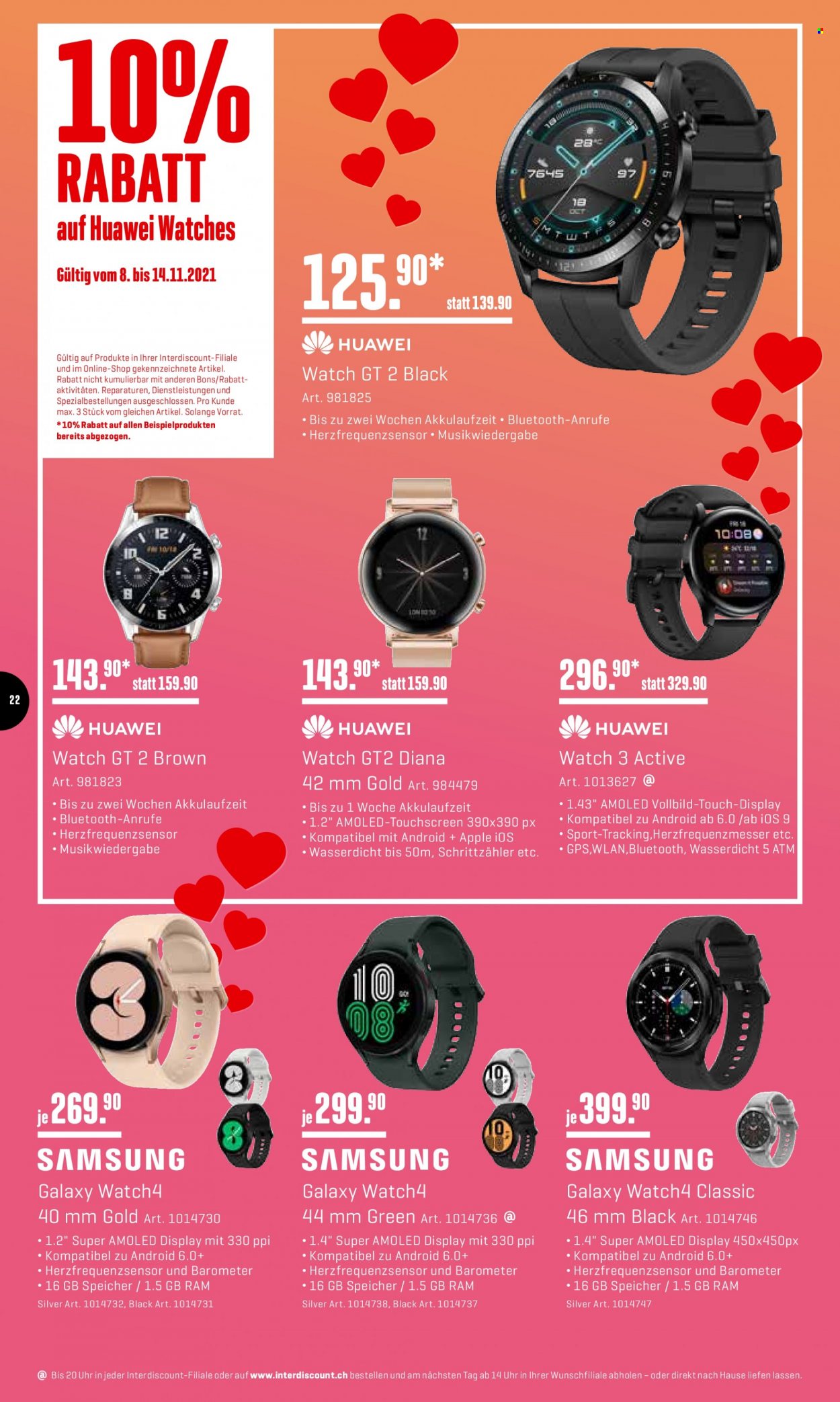 Prospekt Interdiscount - 8.11.2021 - 14.11.2021. Seite 22