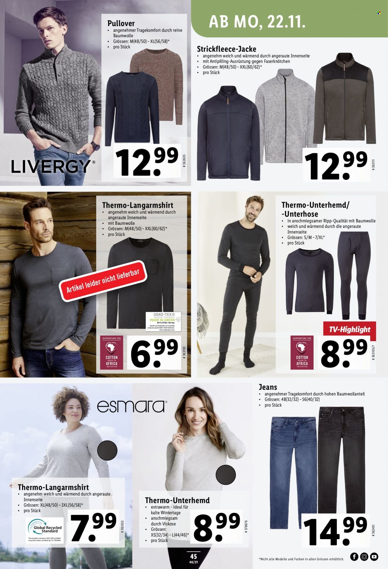 Volantino JYSK - 18.11.2021 - 24.11.2021. Pagina 45