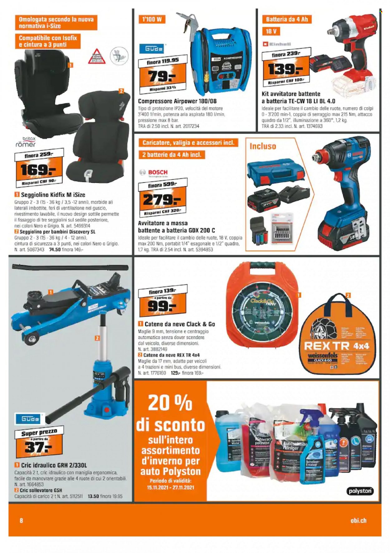 Volantino OBI - 15.11.2021 - 27.11.2021. Pagina 8