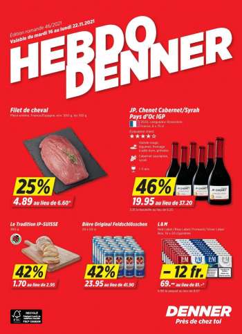 Prospekte Denner - 16.11.2021 - 22.11.2021.