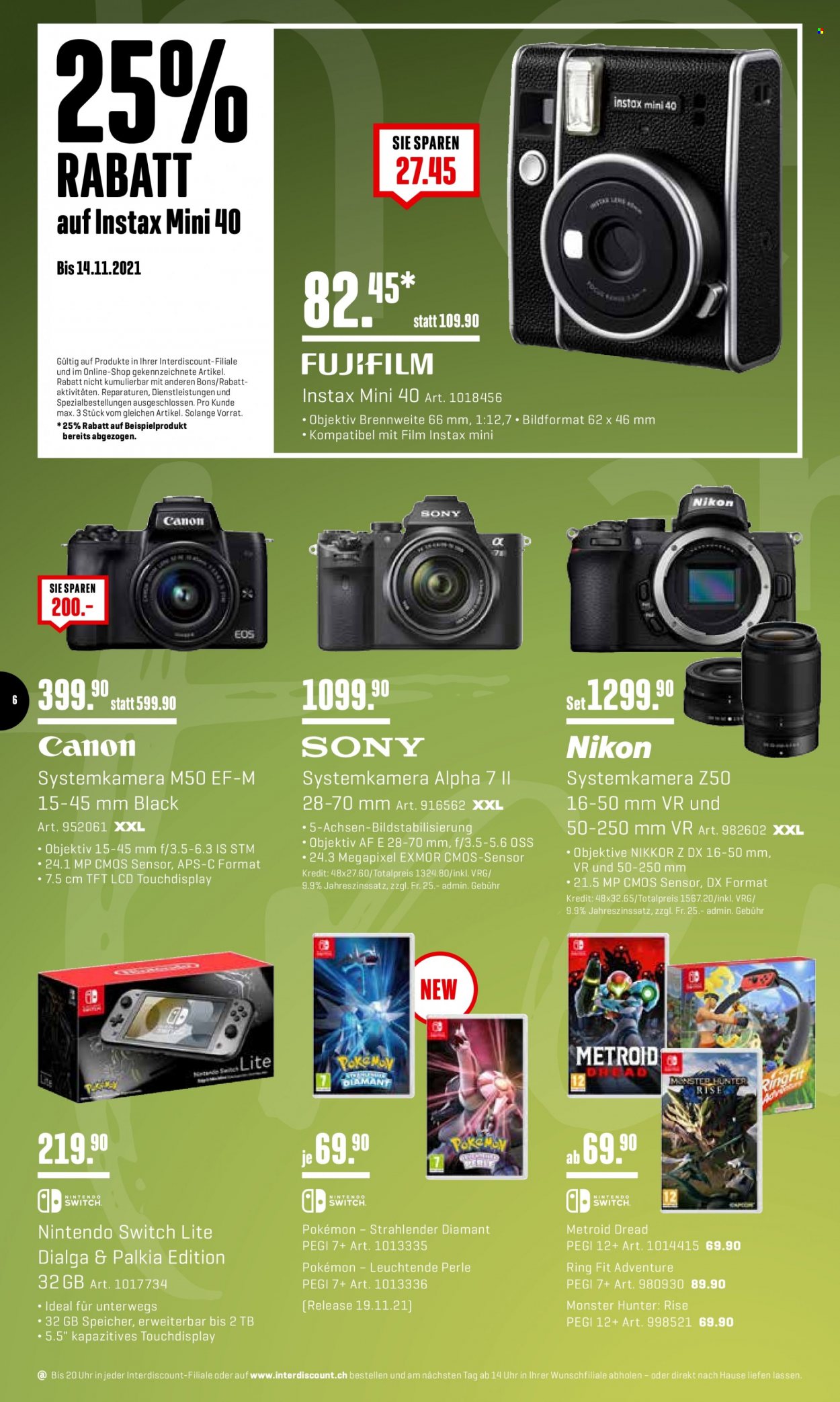 Prospekt Interdiscount - 15.11.2021 - 21.11.2021. Seite 6