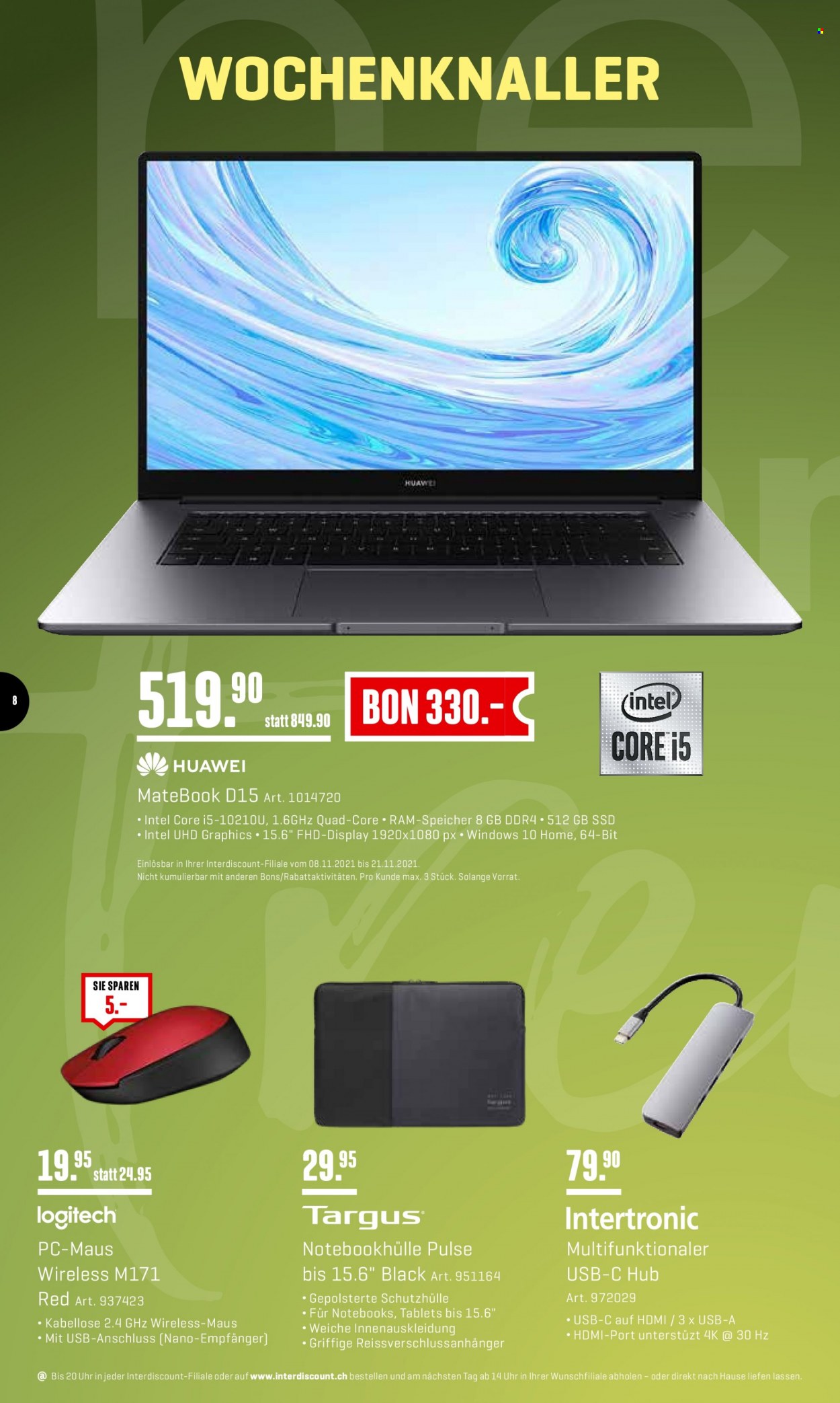 Prospekt Interdiscount - 15.11.2021 - 21.11.2021. Seite 8