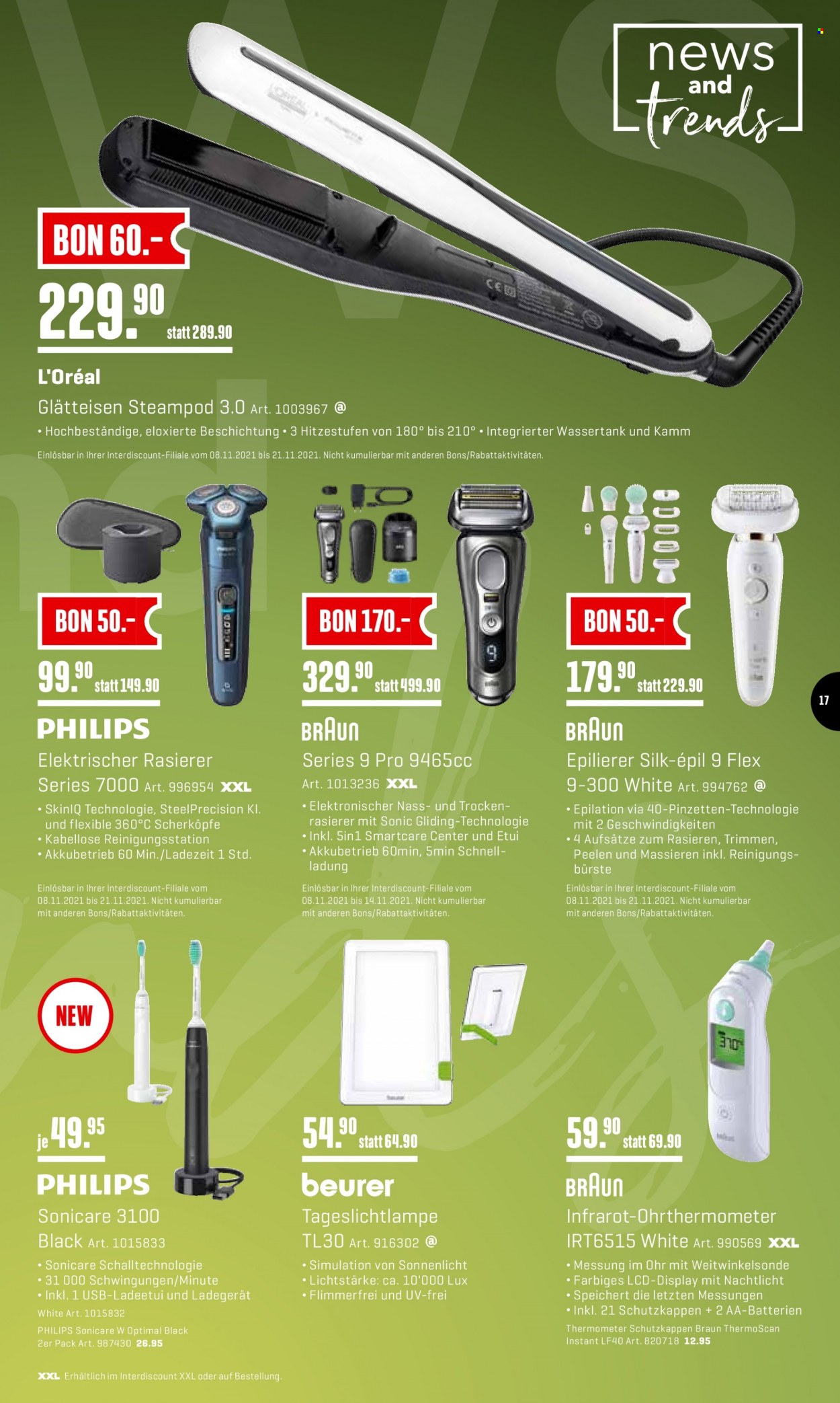Prospekt Interdiscount - 15.11.2021 - 21.11.2021. Seite 17