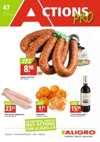 Prospekte ALIGRO - 22.11.2021 - 27.11.2021.