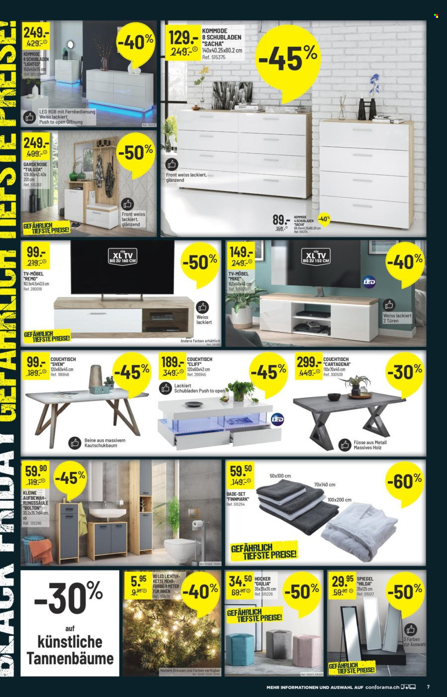 Volantino Conforama - 22.11.2021 - 29.11.2021. Pagina 7