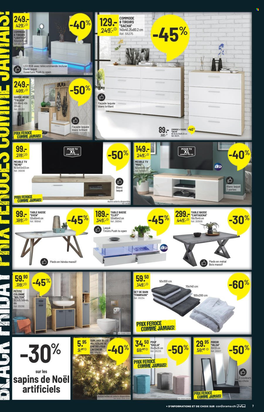 Volantino Conforama - 22.11.2021 - 29.11.2021. Pagina 7