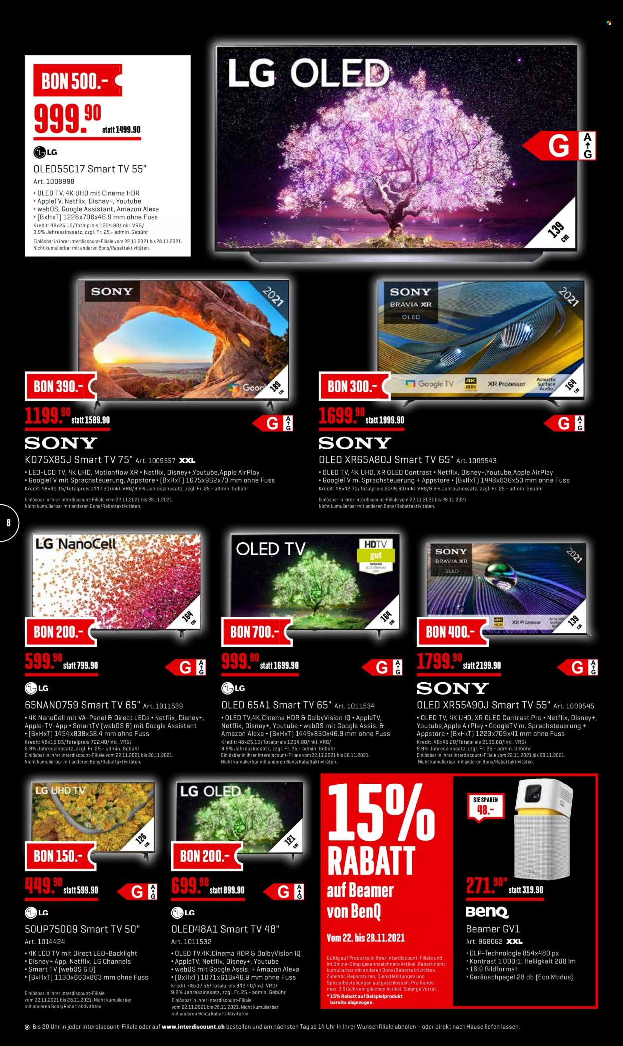 Volantino Interdiscount - 22.11.2021 - 28.11.2021. Pagina 8