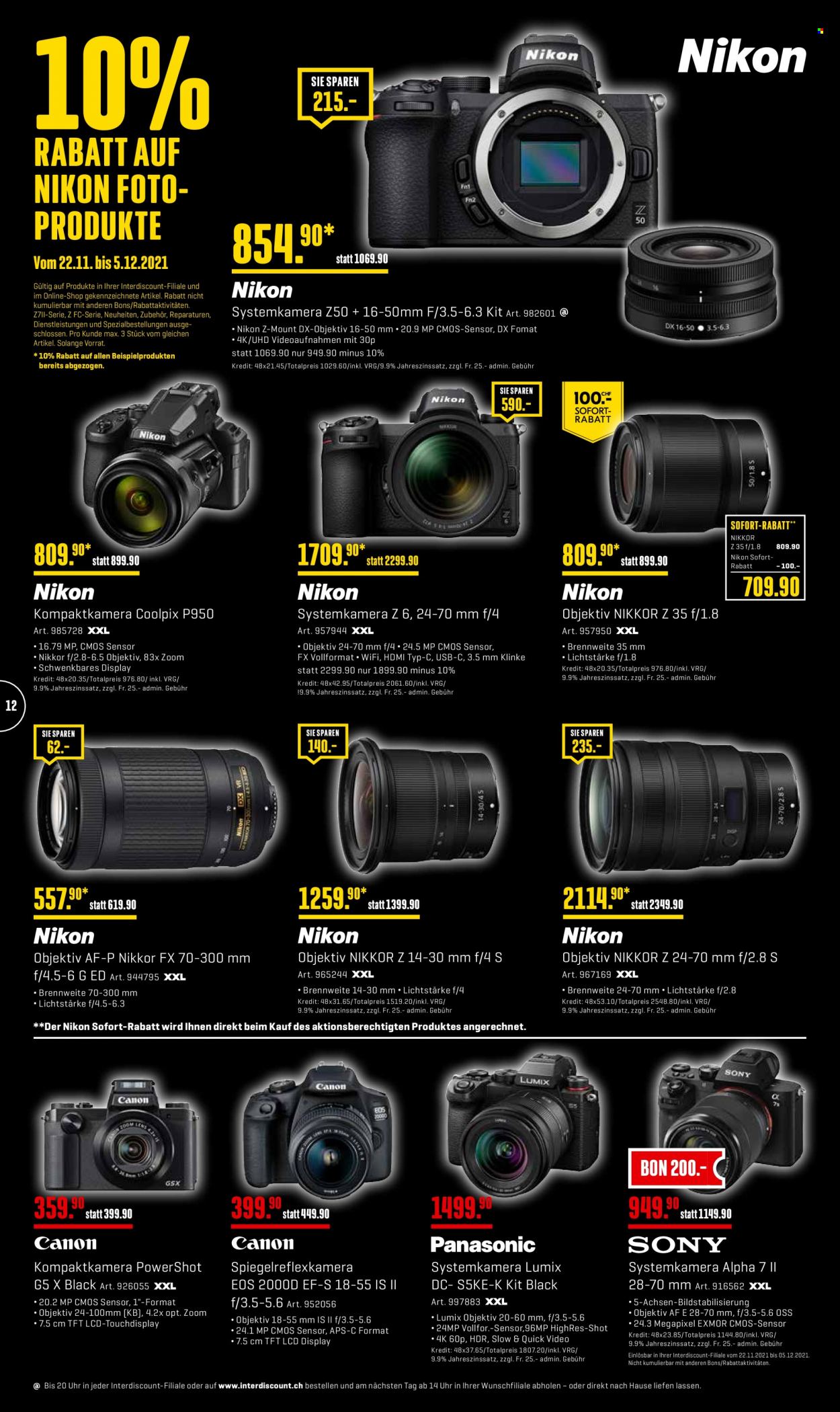 Volantino Interdiscount - 22.11.2021 - 28.11.2021. Pagina 12