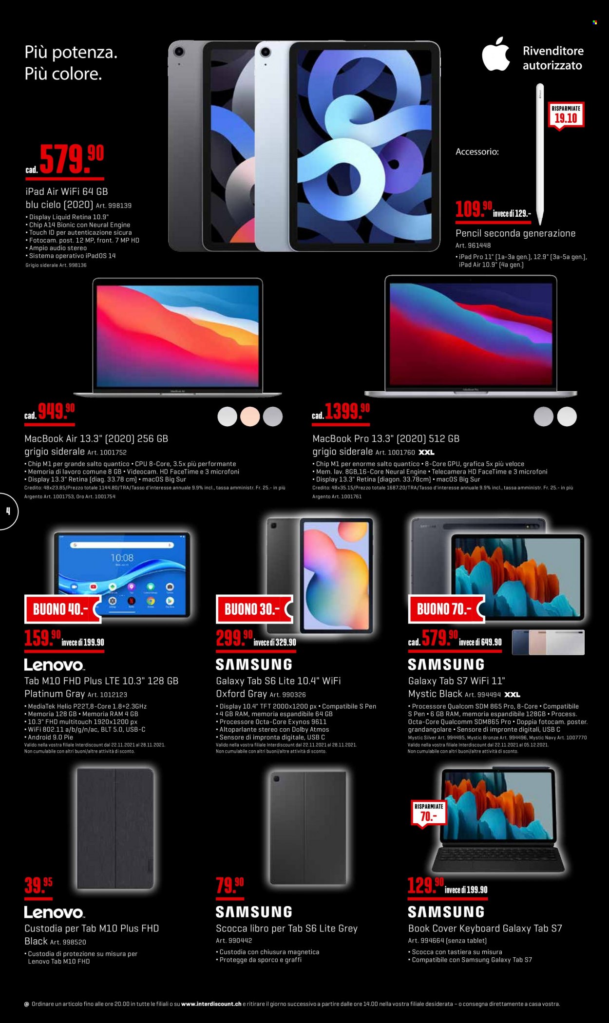 Prospekt Interdiscount - 22.11.2021 - 28.11.2021. Seite 4