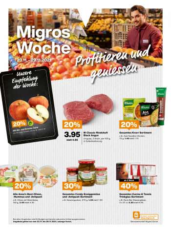 Prospekte Migros - 23.11.2021 - 29.11.2021.