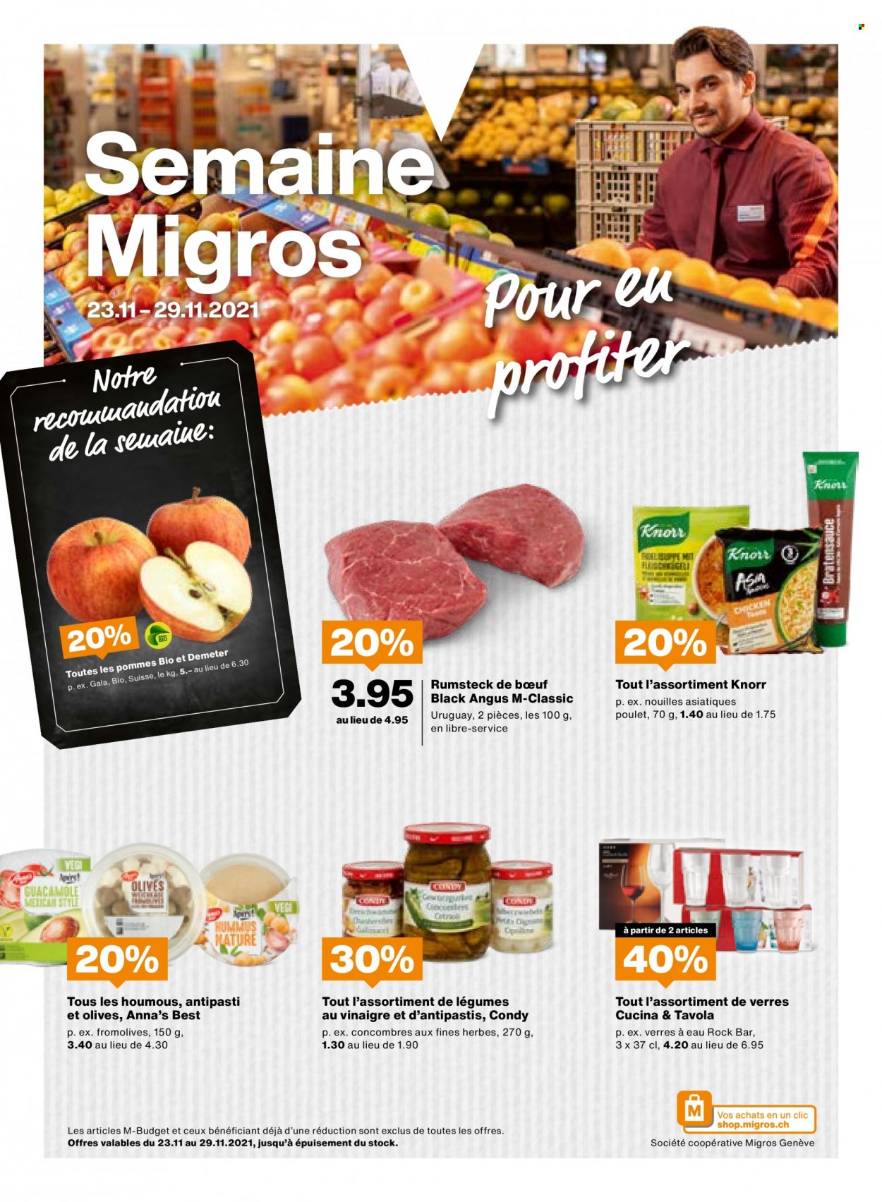 Catalogue Migros - 23.11.2021 - 29.11.2021. Page 1