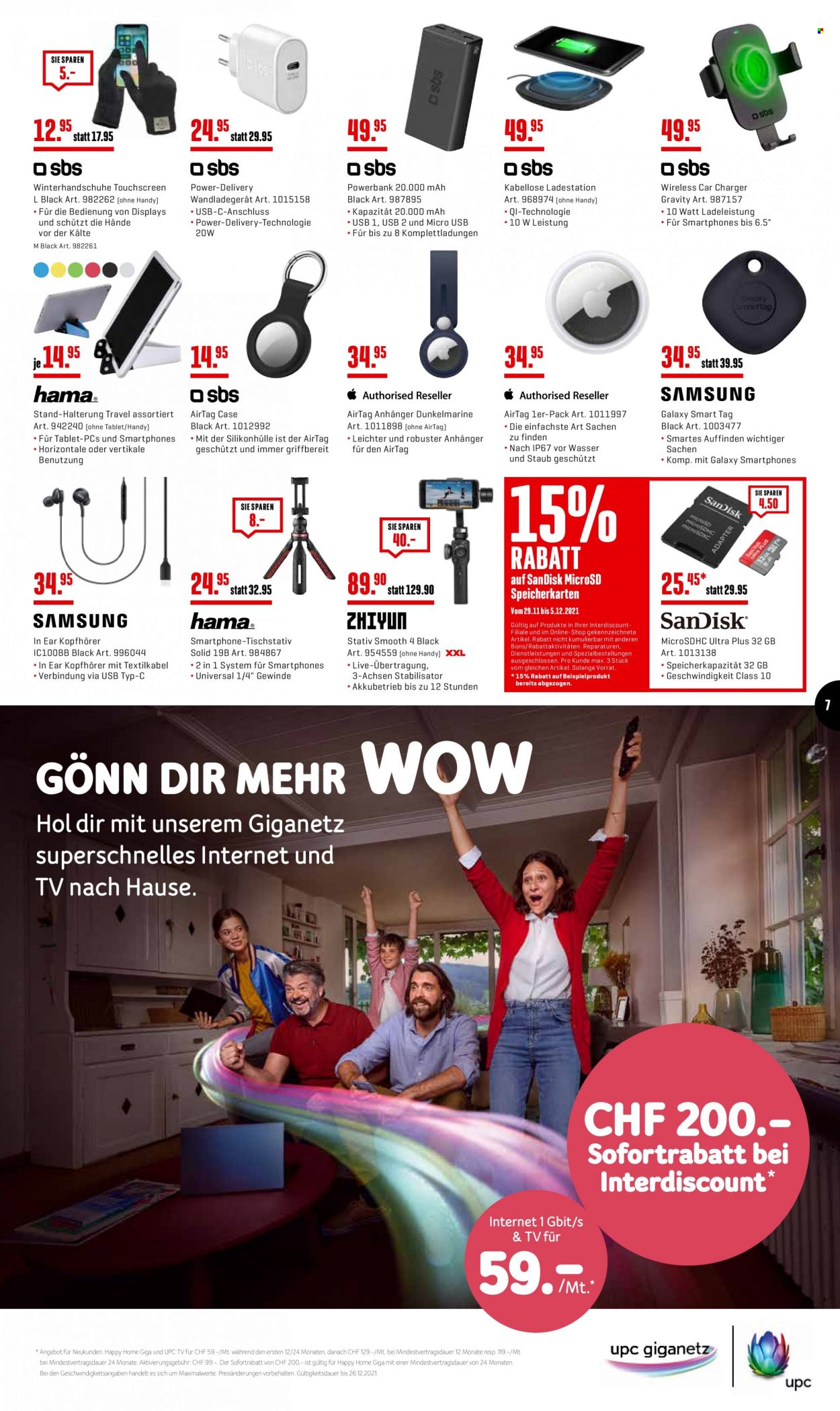 Prospekt Interdiscount - 29.11.2021 - 5.12.2021. Seite 7
