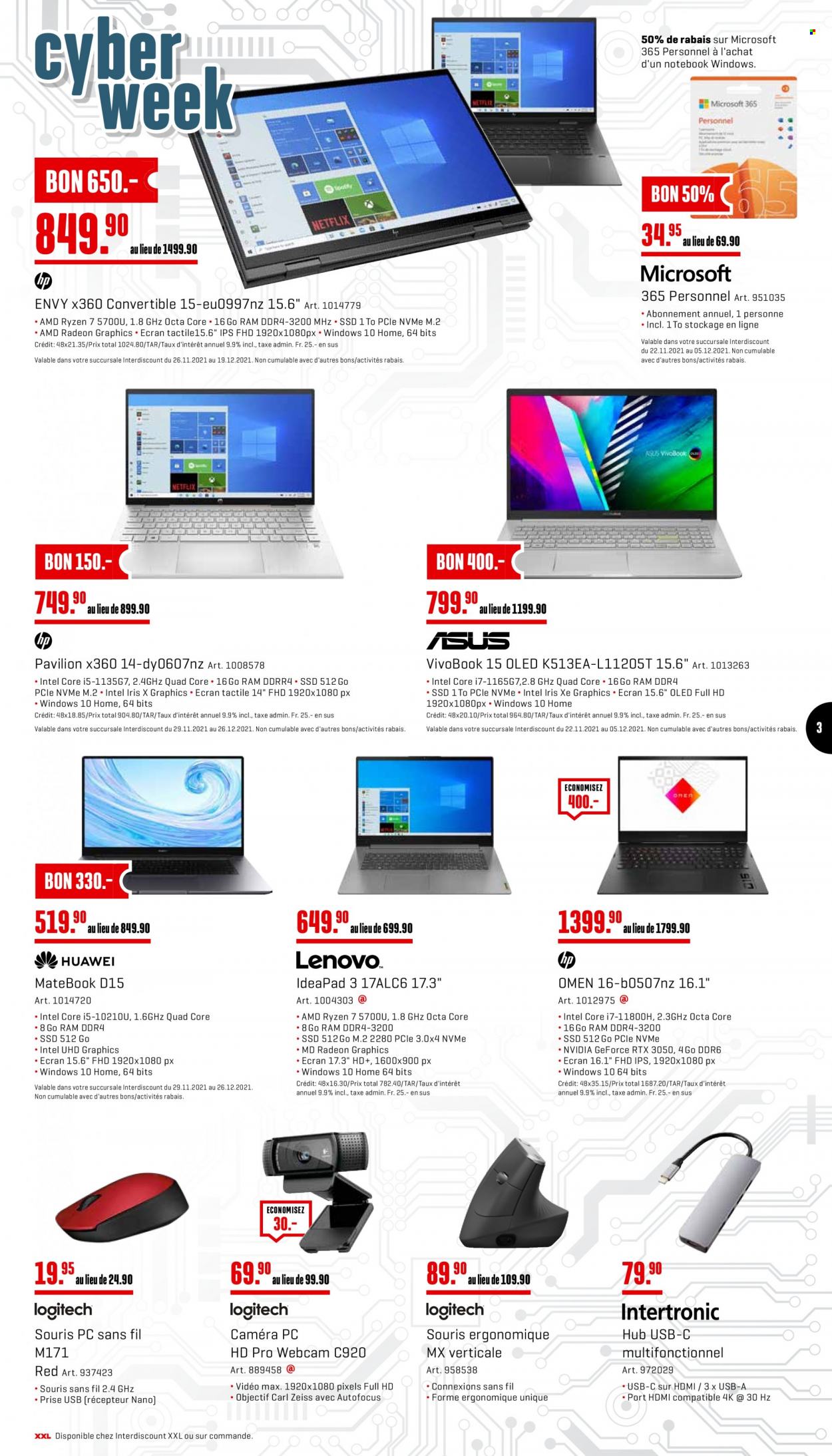 Catalogue Interdiscount - 29.11.2021 - 5.12.2021. Page 3