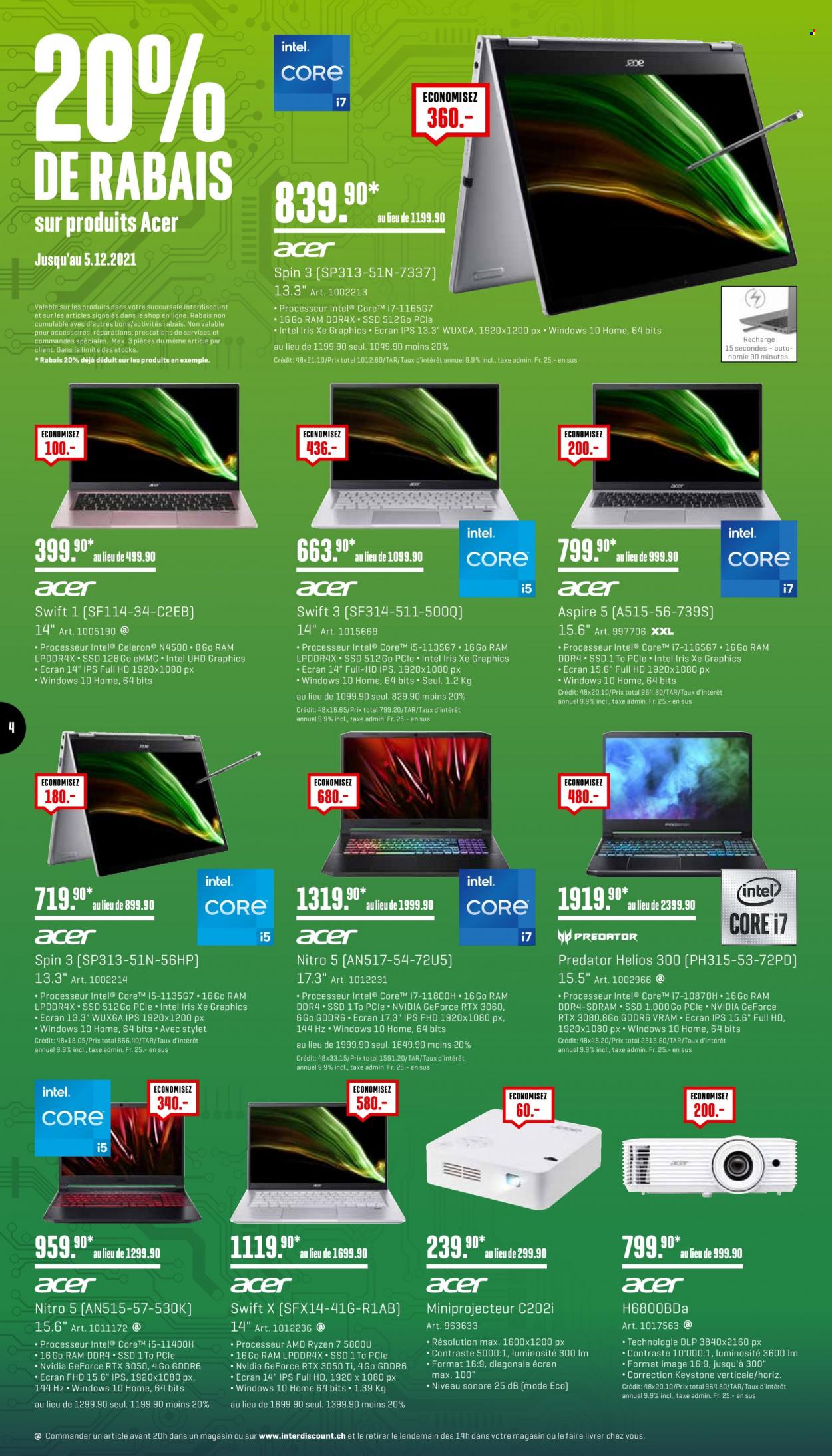 Catalogue Interdiscount - 29.11.2021 - 5.12.2021. Page 4