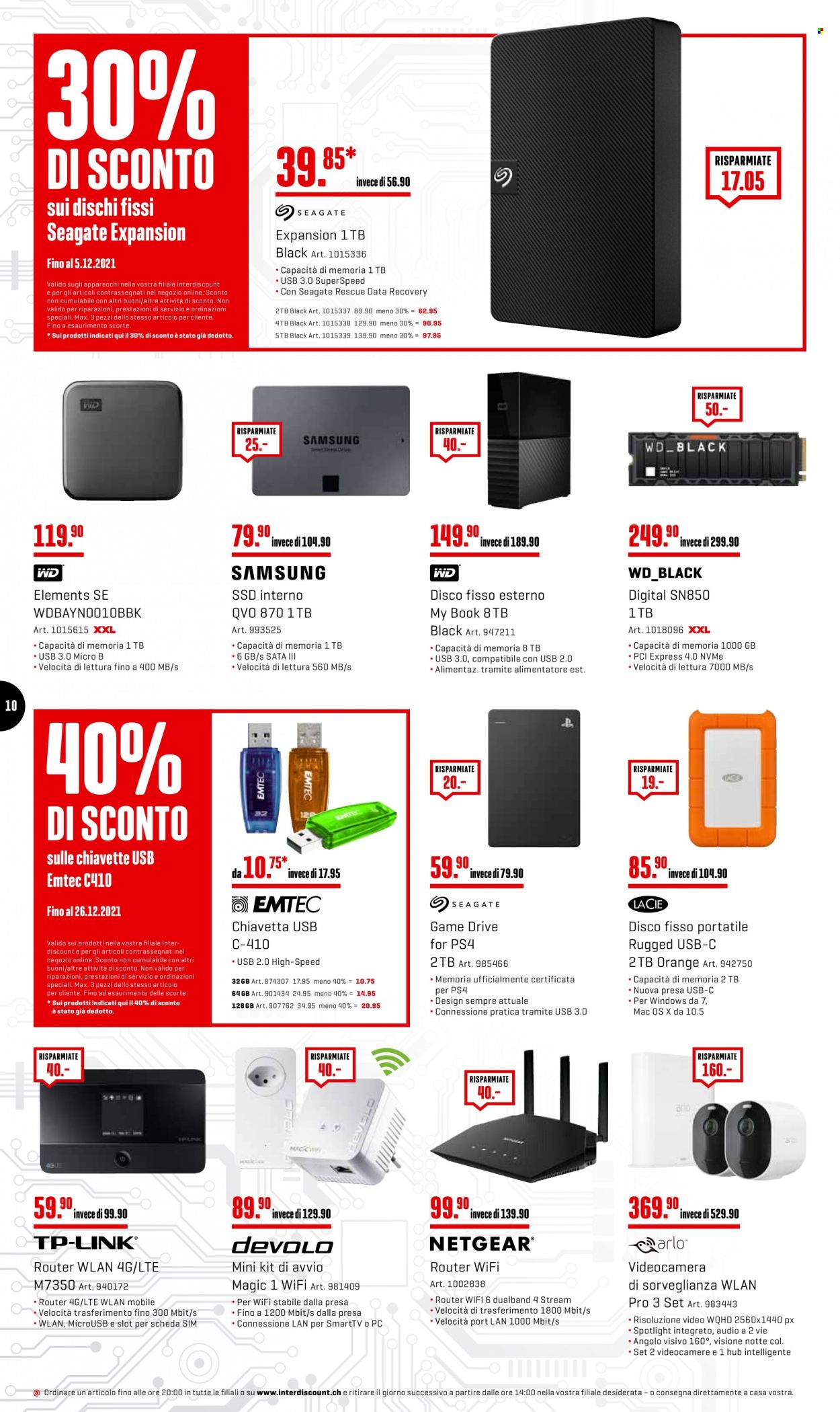 Prospekt Interdiscount - 29.11.2021 - 5.12.2021. Seite 10