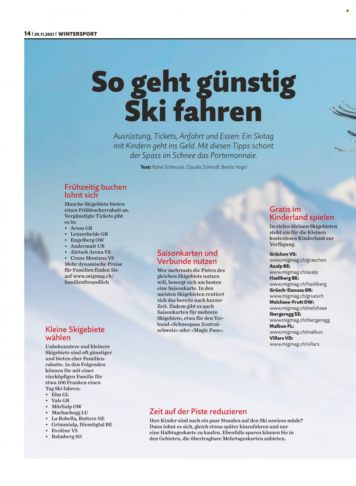 Prospekt Migros - 29.11.2021 - 5.12.2021. Seite 14