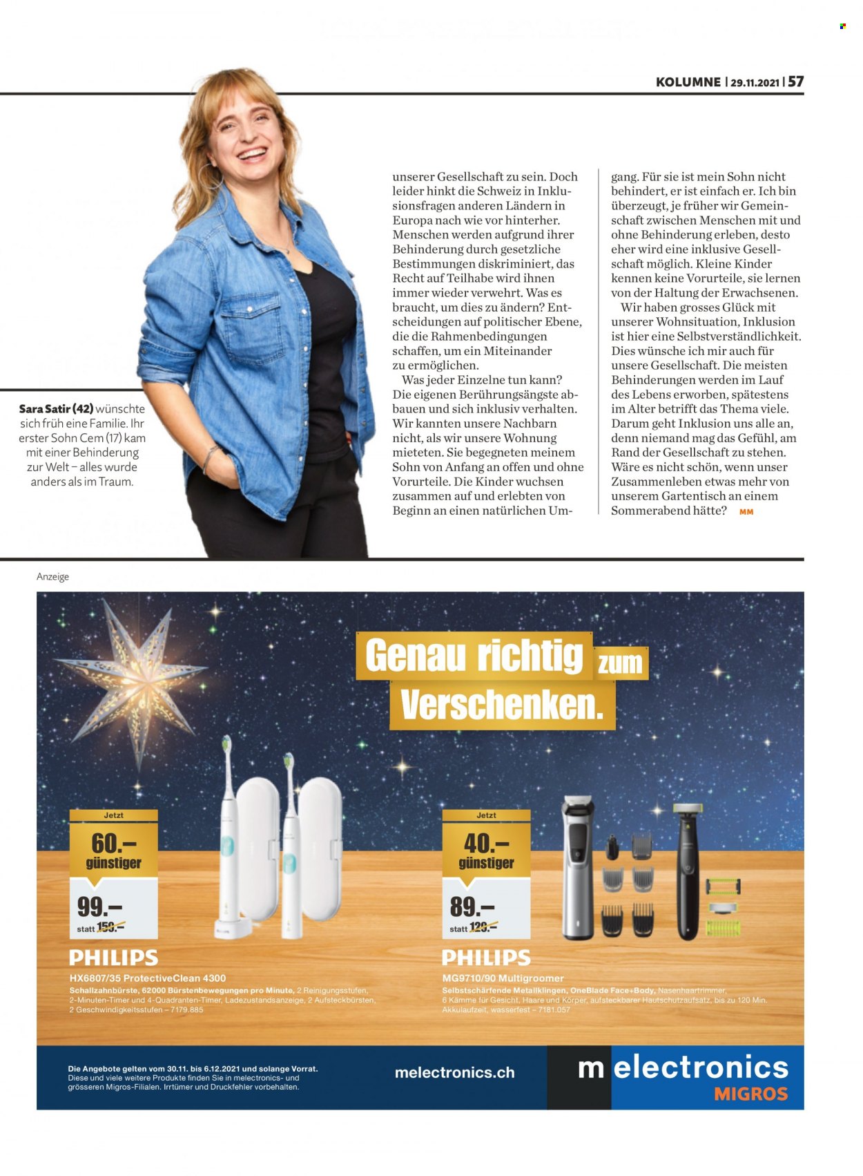 Prospekt Migros - 29.11.2021 - 5.12.2021. Seite 57