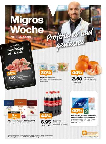 Volantino Migros - 30.11.2021 - 6.12.2021.