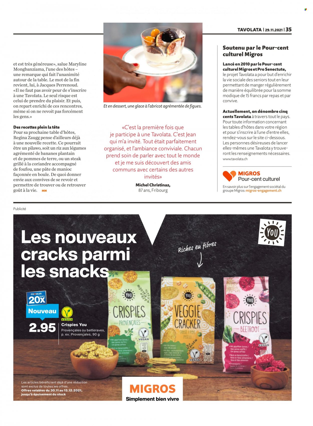 Catalogue Migros - 29.11.2021 - 5.12.2021. Page 35