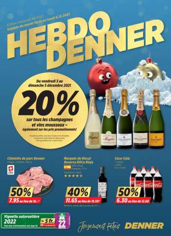 Prospekte Denner - 30.11.2021 - 6.12.2021.