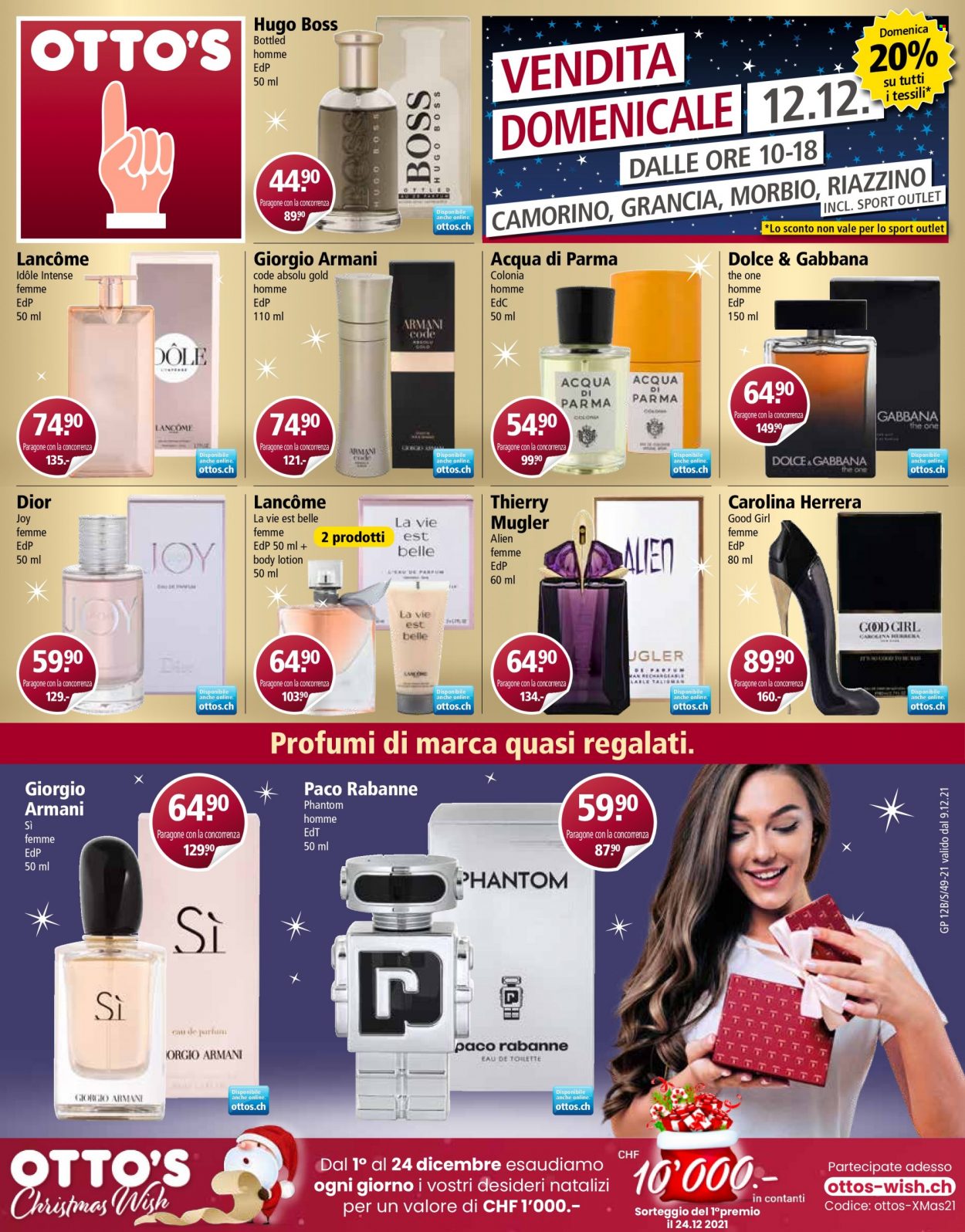 Volantino Otto's. Pagina 1