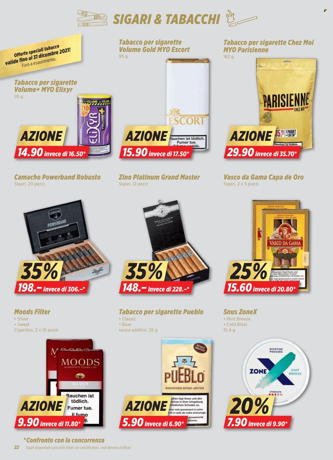 Volantino Denner - 7.12.2021 - 13.12.2021. Pagina 22