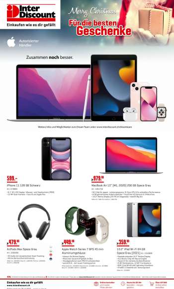 Catalogue Interdiscount - 6.12.2021 - 26.12.2021.