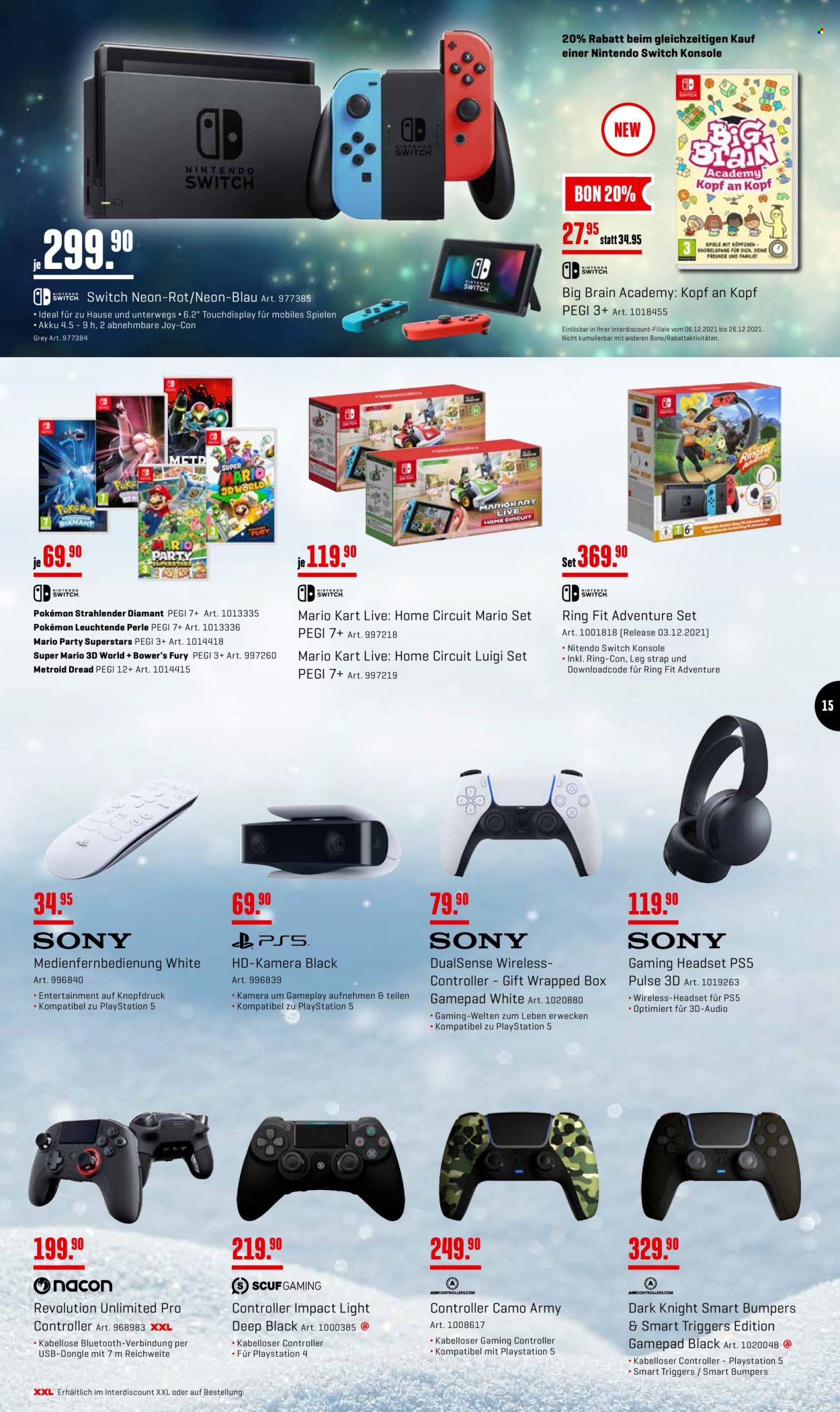 Volantino Interdiscount - 6.12.2021 - 26.12.2021. Pagina 15