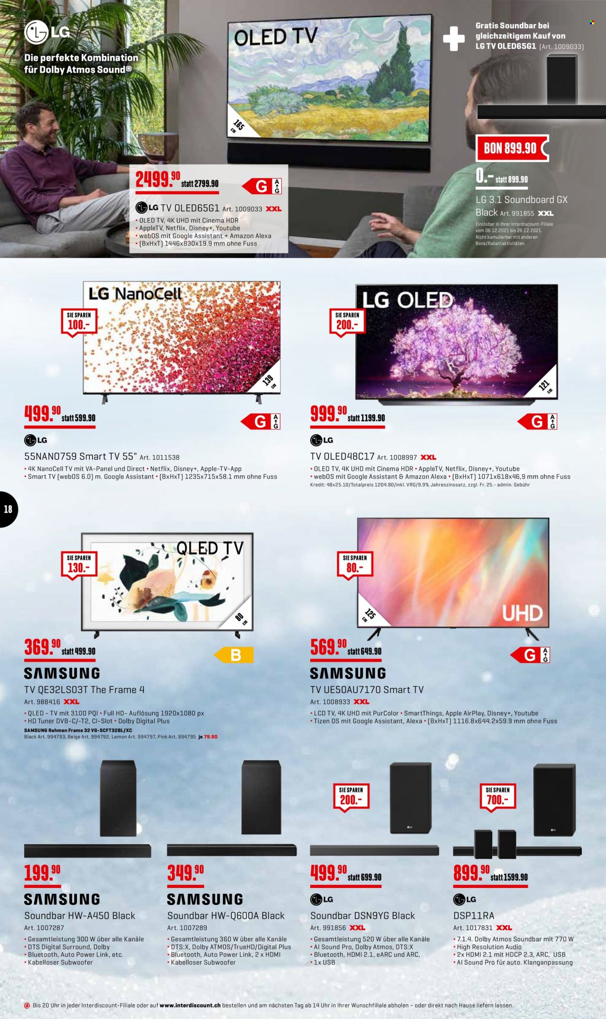 Volantino Interdiscount - 6.12.2021 - 26.12.2021. Pagina 18