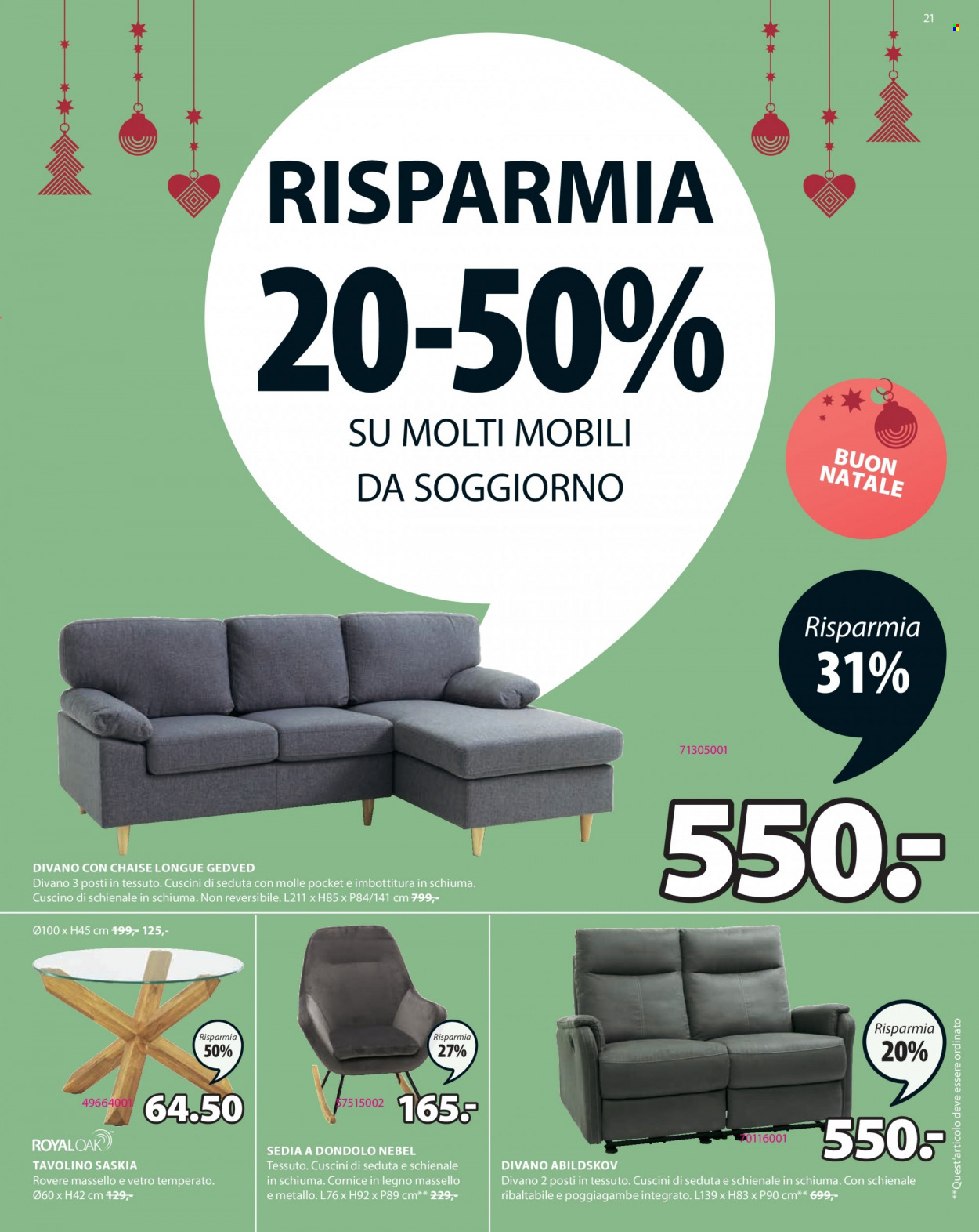 Volantino JYSK - 6.12.2021 - 12.12.2021. Pagina 21