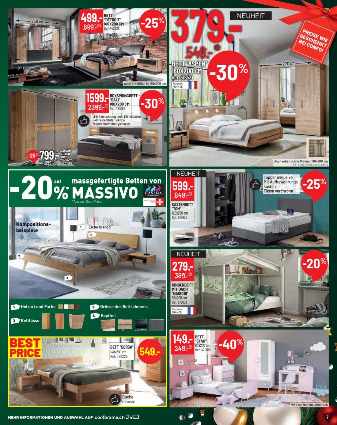 Volantino Conforama - 7.12.2021 - 20.12.2021. Pagina 7