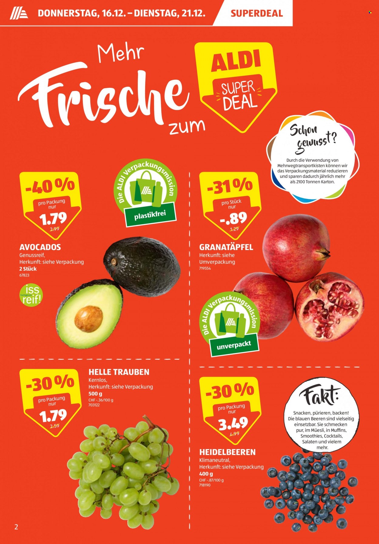 Prospekt Aldi - 16.12.2021 - 22.12.2021. Seite 2