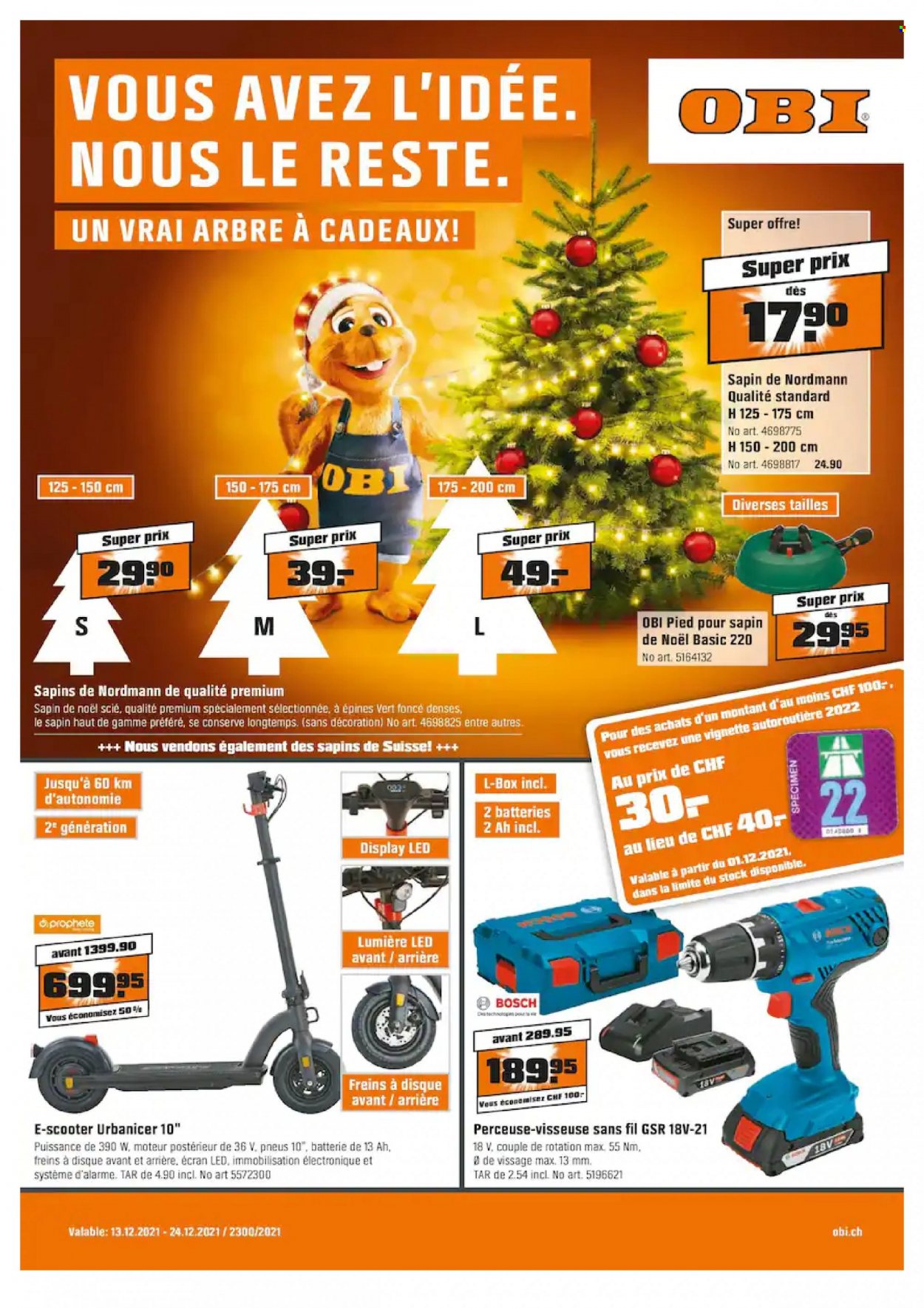 Volantino OBI - 13.12.2021 - 24.12.2021. Pagina 1
